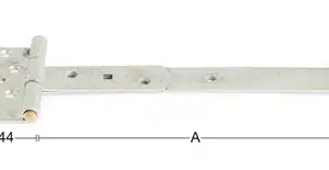 Habo t-hængsel 380mm varmforzinket
