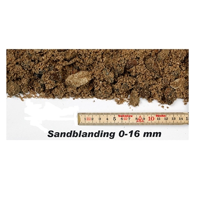 Sandbl./støbemix 0-16mm 0