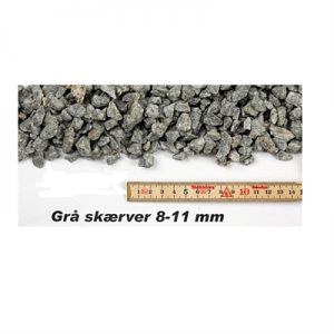 Granitskærver grå 8-11mm 0