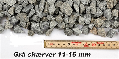 Granitskærver grå 11/16 1000kg bigbag