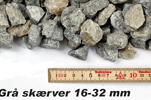 Granitskærver grå 16/32 1000kg bigbag