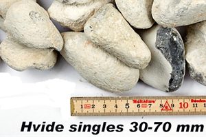Pyntesten singles hvid 30-70mm 1000kg bigbag